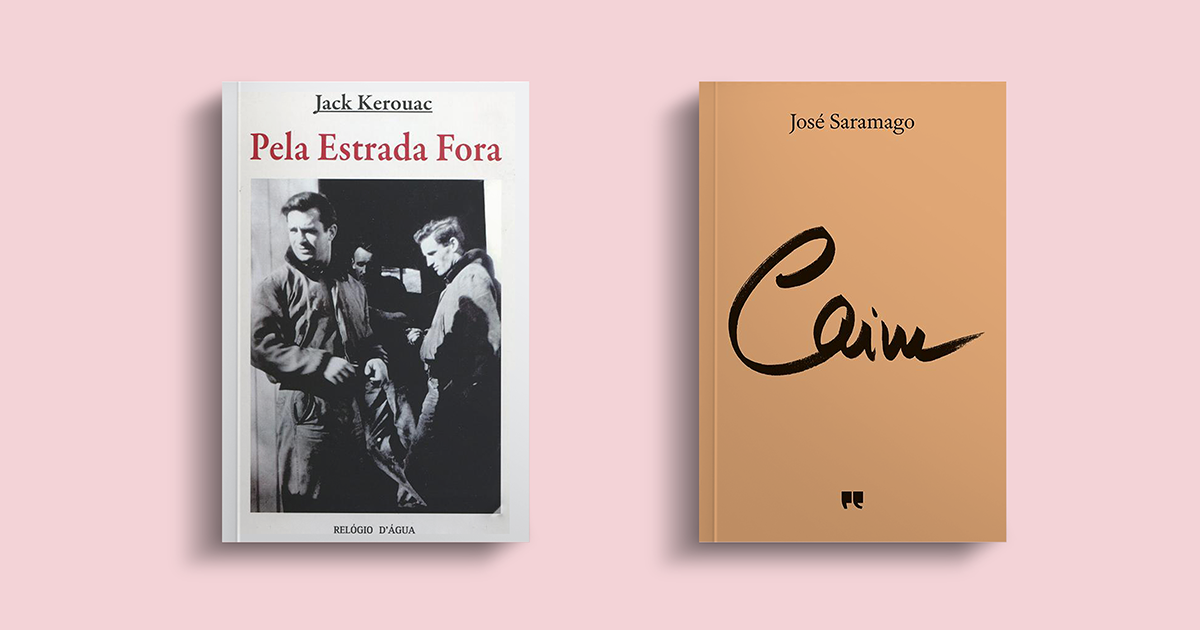Livraria Lello suggests."Pela Estrada Fora" by Jack Kerouac and "Caim" by José Saramago